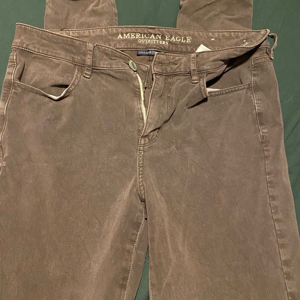 2 pairs of American Eagle High Rise Jeggings